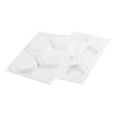 Moule Silicone Decor Rond 80ml - Silikomart